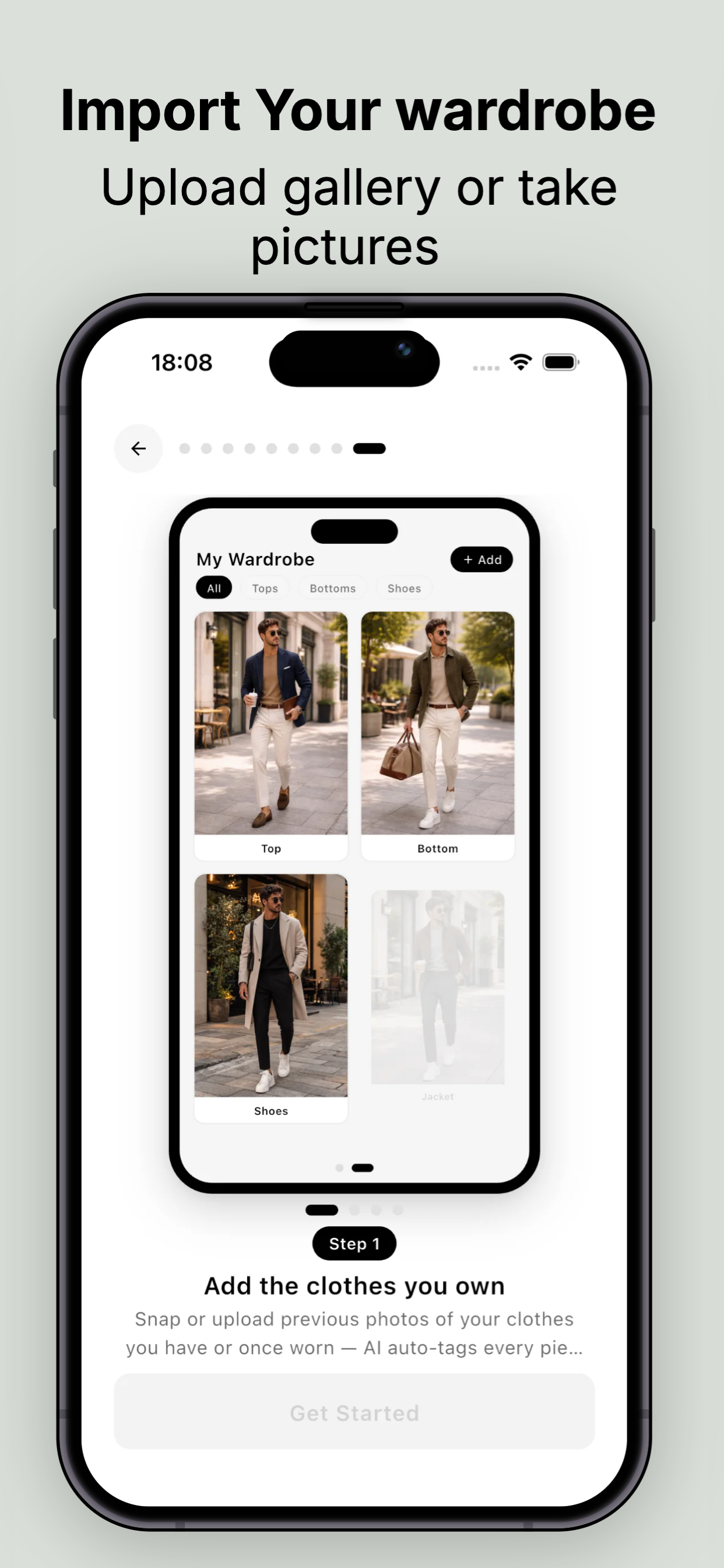 Smart wardrobe feature