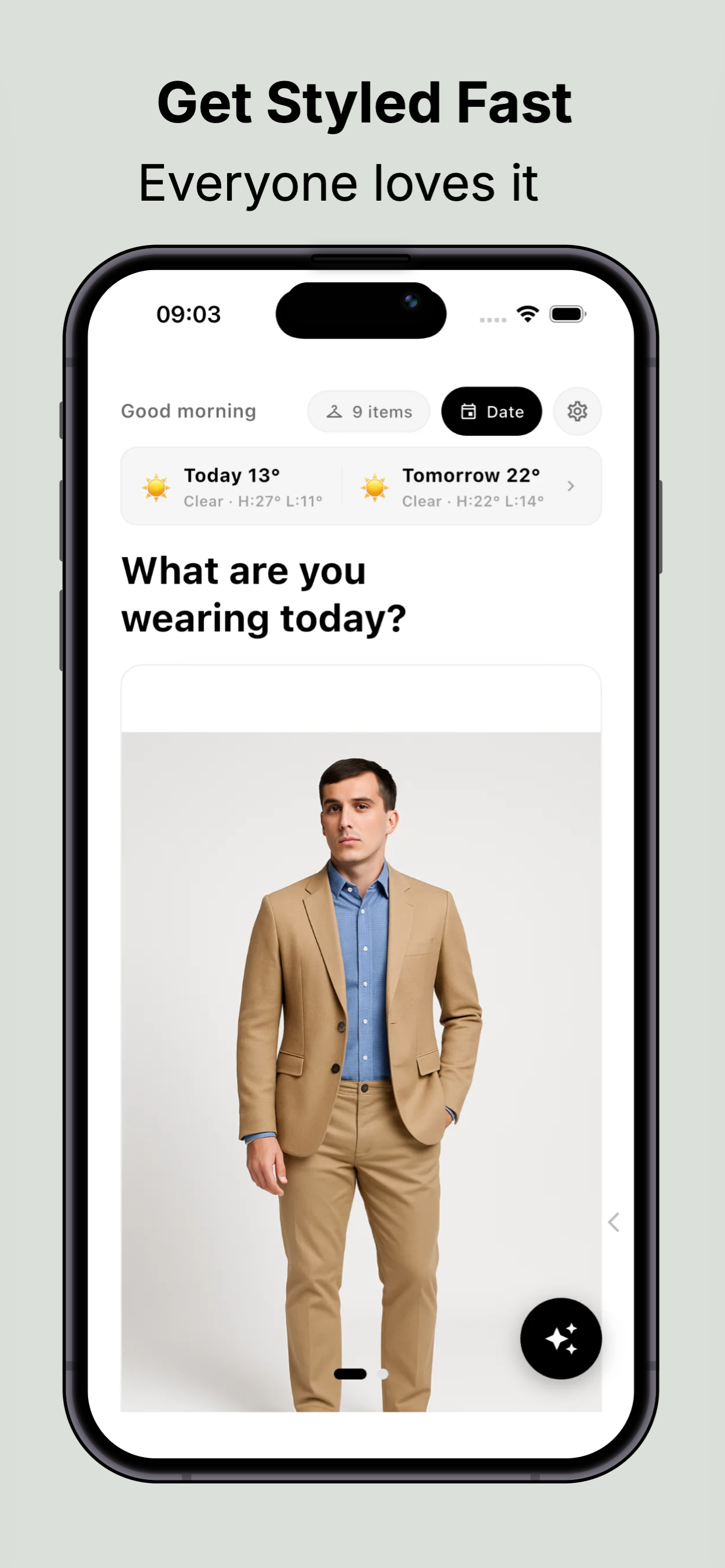 Outfit scoring feature